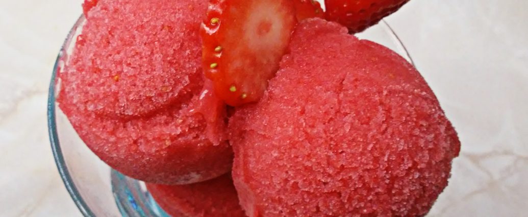 SORBETE DE FRESA